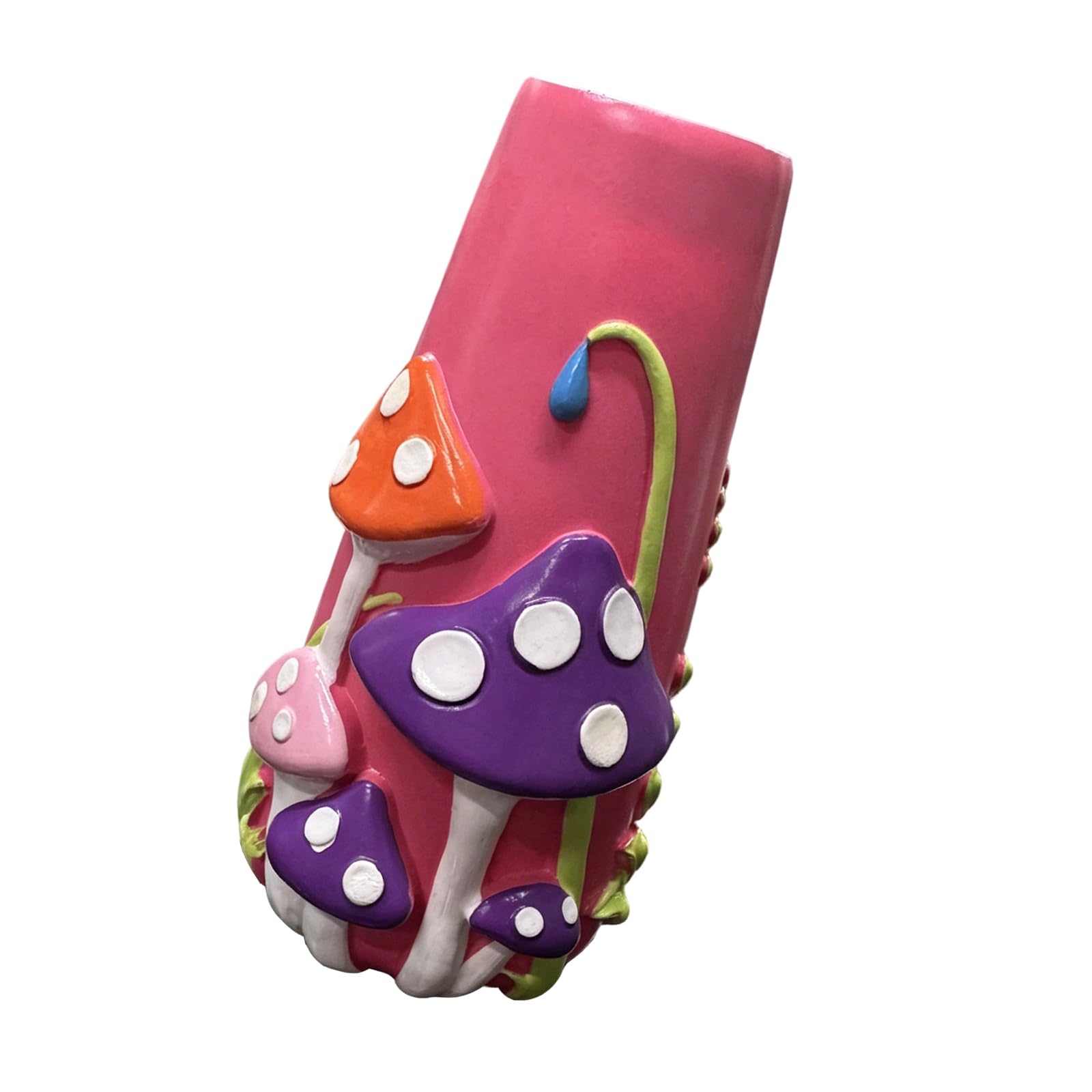ZEPFJHE Resin Mushroom Vases for Flower Aesthetic Room Decors Decorative Flower Unique Vase for Flowers Desktop Decors Mushroom for Flowers