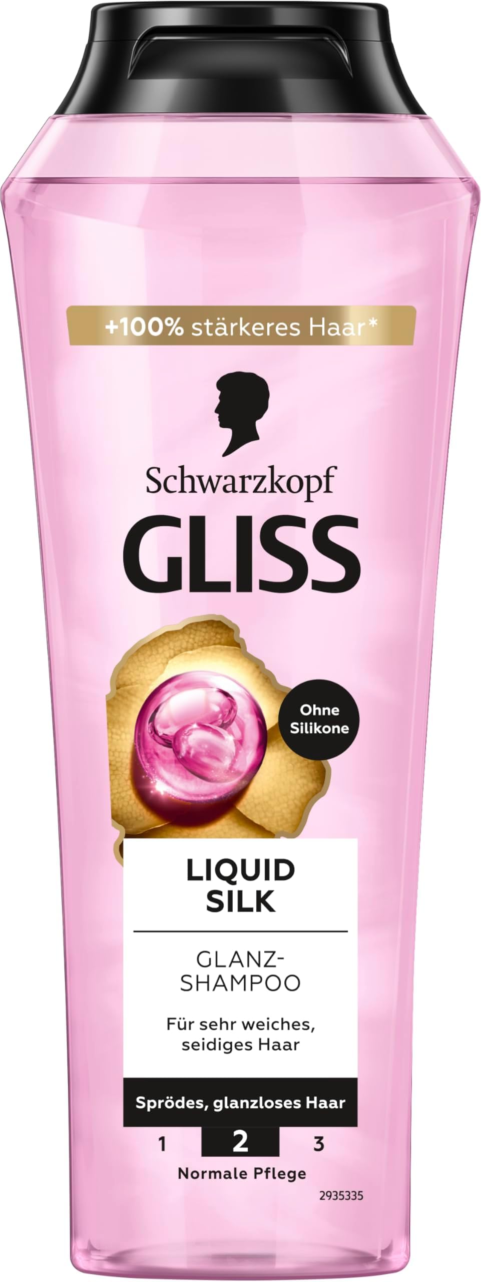 Liquid Silk Shampoo (250 ml), Hair Shampoo for a Natural Shine, Nourishing Shampoo Smooths the Hair Surface for Exceptionally Soft Hair