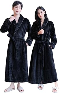 [Jomoku] バスローブ フランネル 厚地 秋冬 メンズ レディース マイクロファイバー ふわふわ 優しい肌触り ガウン 吸水 速乾 保温 やわらか バス用品 フード付き お風呂上り 男女兼用 ルームウェア [メーカー直営＆品質保証]