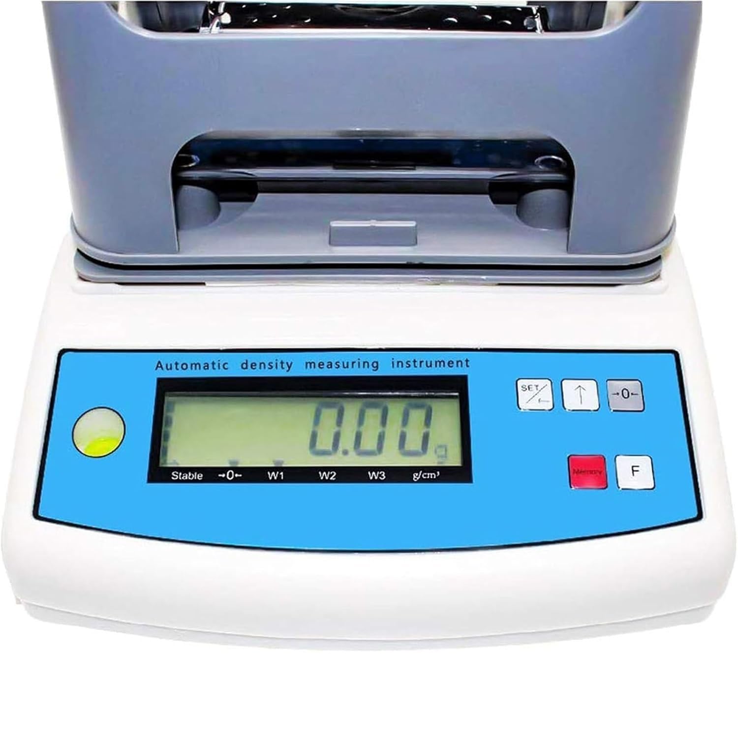 Densimetro per solidi elettronici ad alta precisione, precisione 0,001 G/cm³ con pesi di calibrazione, per parti metalliche, prodotti in gomma, granuli di plastica