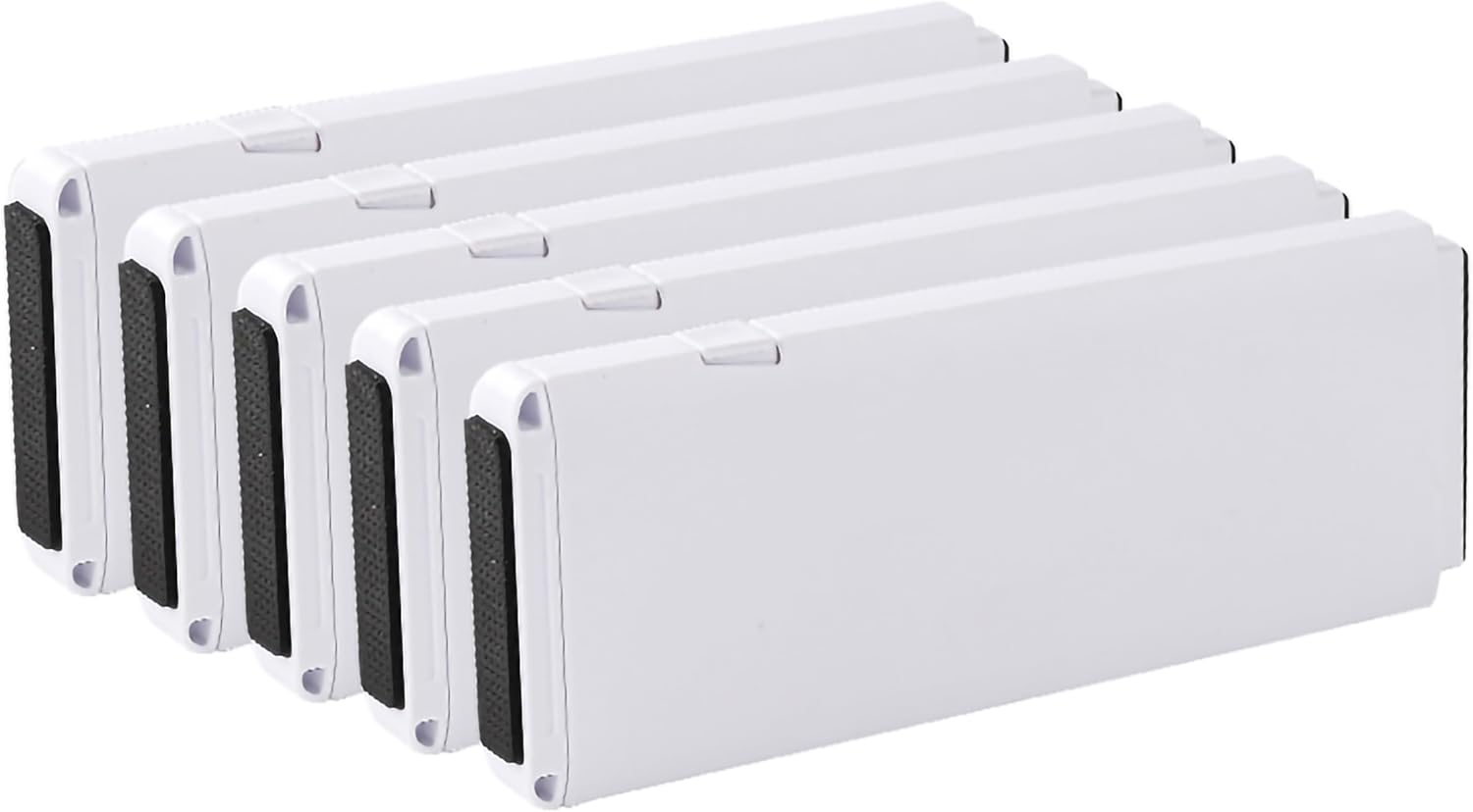 5Pack Adjustable Drawer Dividers for clothes 4" High,14.6"-21.3" Long Dresser Dividers dividers for dresser in Bedroom Bathrom Office Desk and Kitchen Storage