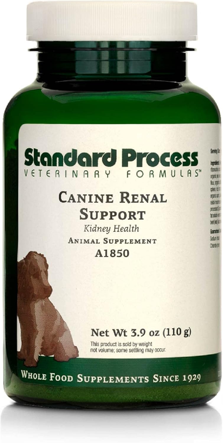 Standard Process Canine Renal Support – Dog Supplement for Kidney, Liver & Heart Health – Animal Supplement for Your Dog’s Health – 3.9 oz (70 Servings)