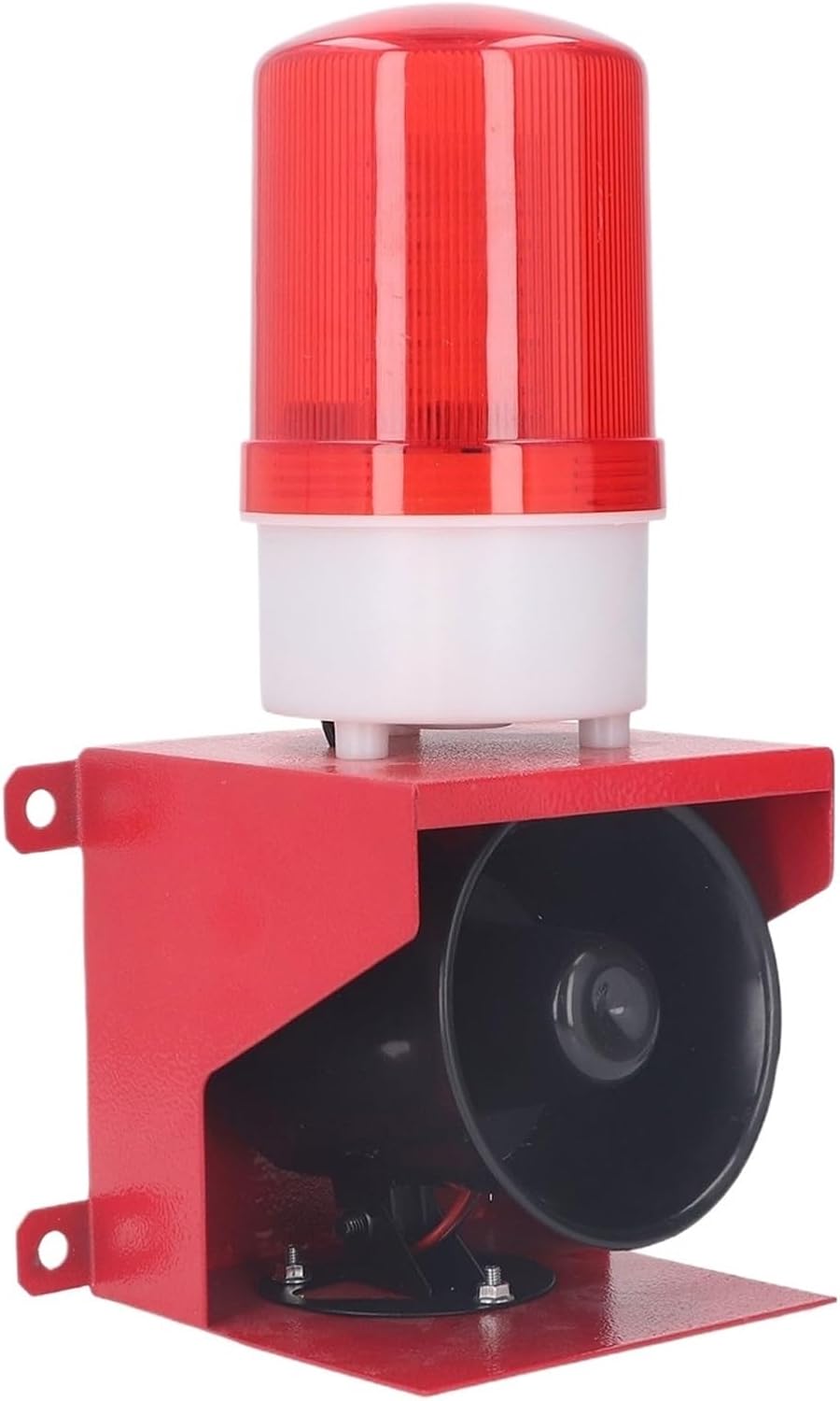 1pcs Industrial Siren Alarm Outdoor 115dB Sound Light Horn Waterproof Emergency Strobe Warn Light Industrial Outdoor Siren Strobe(EU 220)