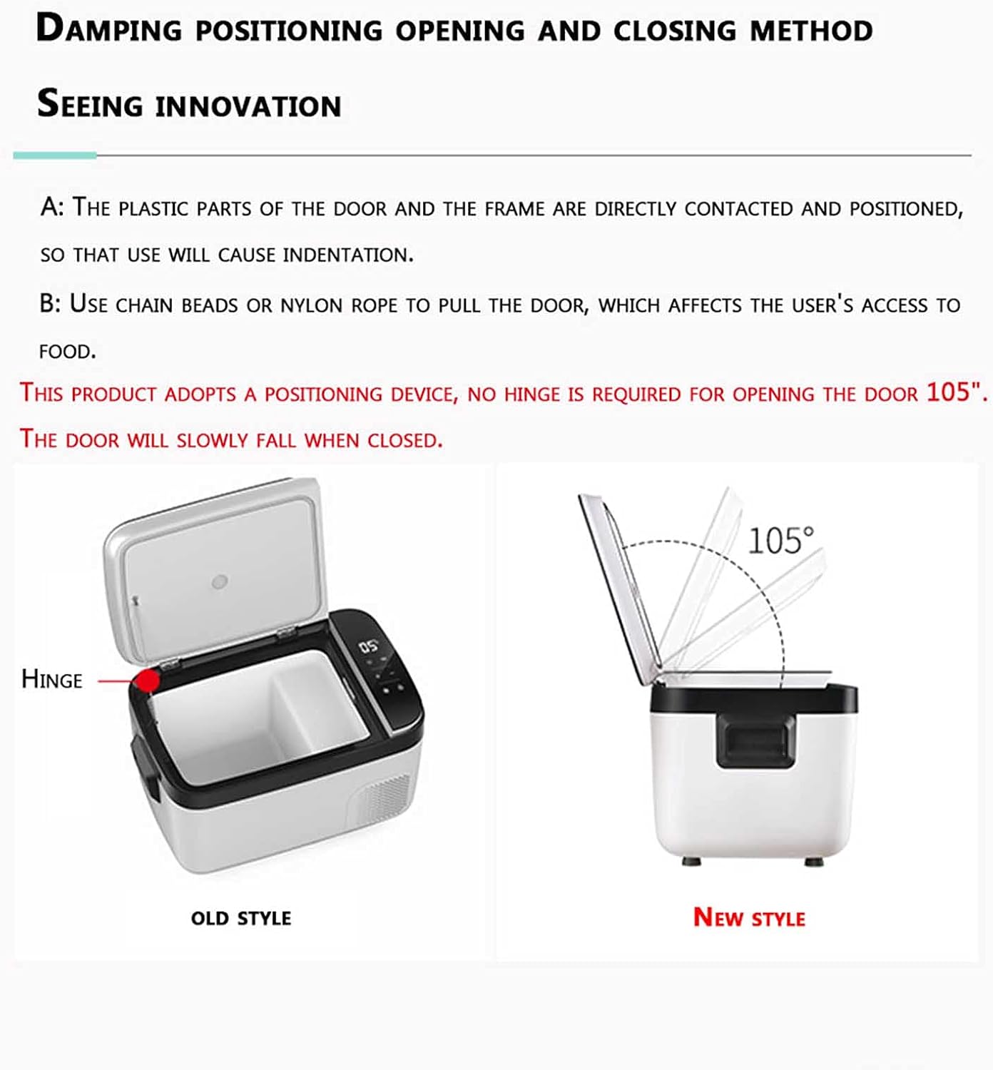 HELOU Home Portable Fridge Freezer Car Refrigerator Car Fridge with Compressor Touch Screen for Vehicle Truck RV Camping Travel Outdoor Driving, -18℃ ~ 10℃