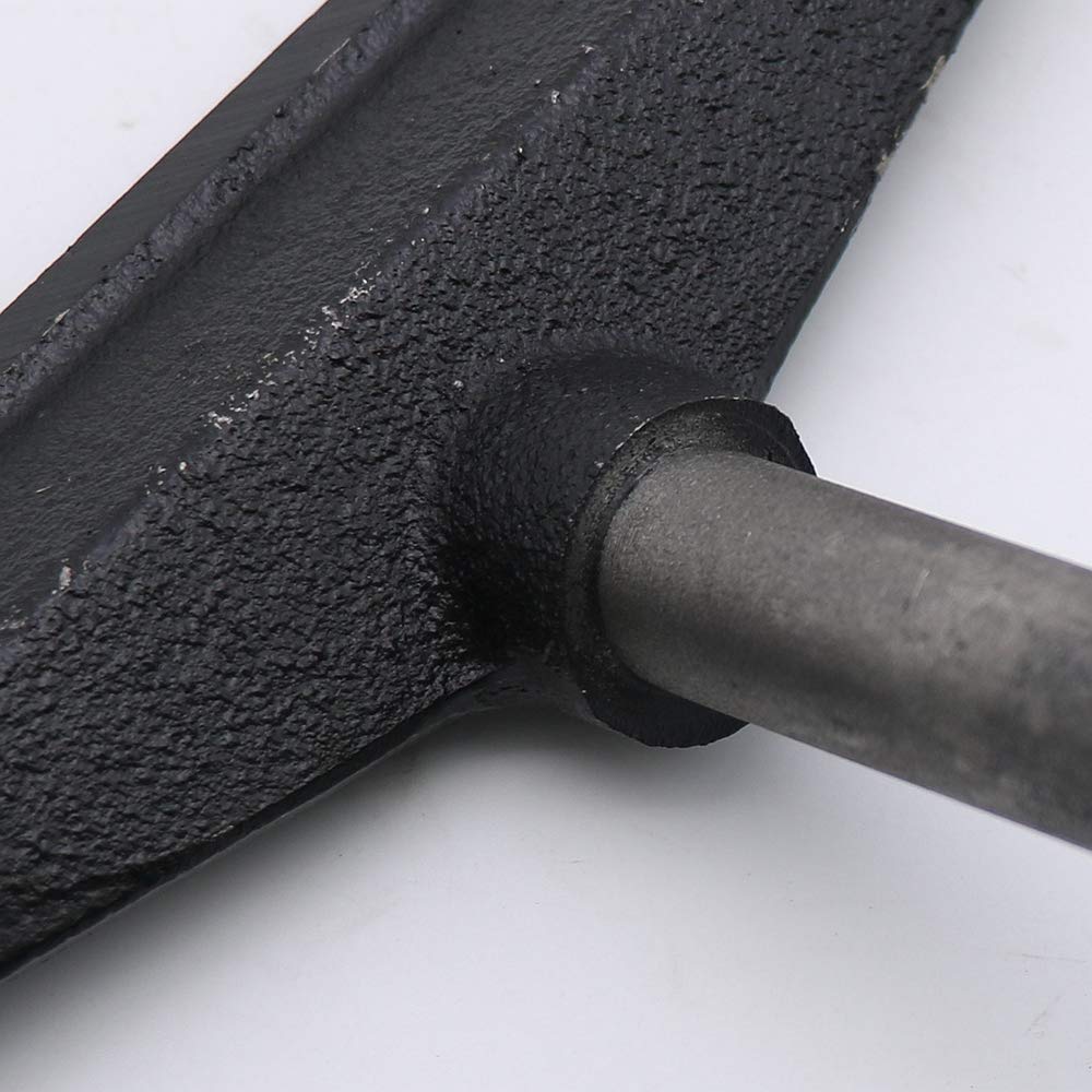 Barra de soporte para herramientas de torno de hierro fundido de 5,9 pulgadas para herramienta de torneado de carpintería