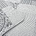 Colcha Bouti Cama 135/Cubrecama Estampado con Funda 50x70cm para Verano Entretiempo(Gris Patchwork,...