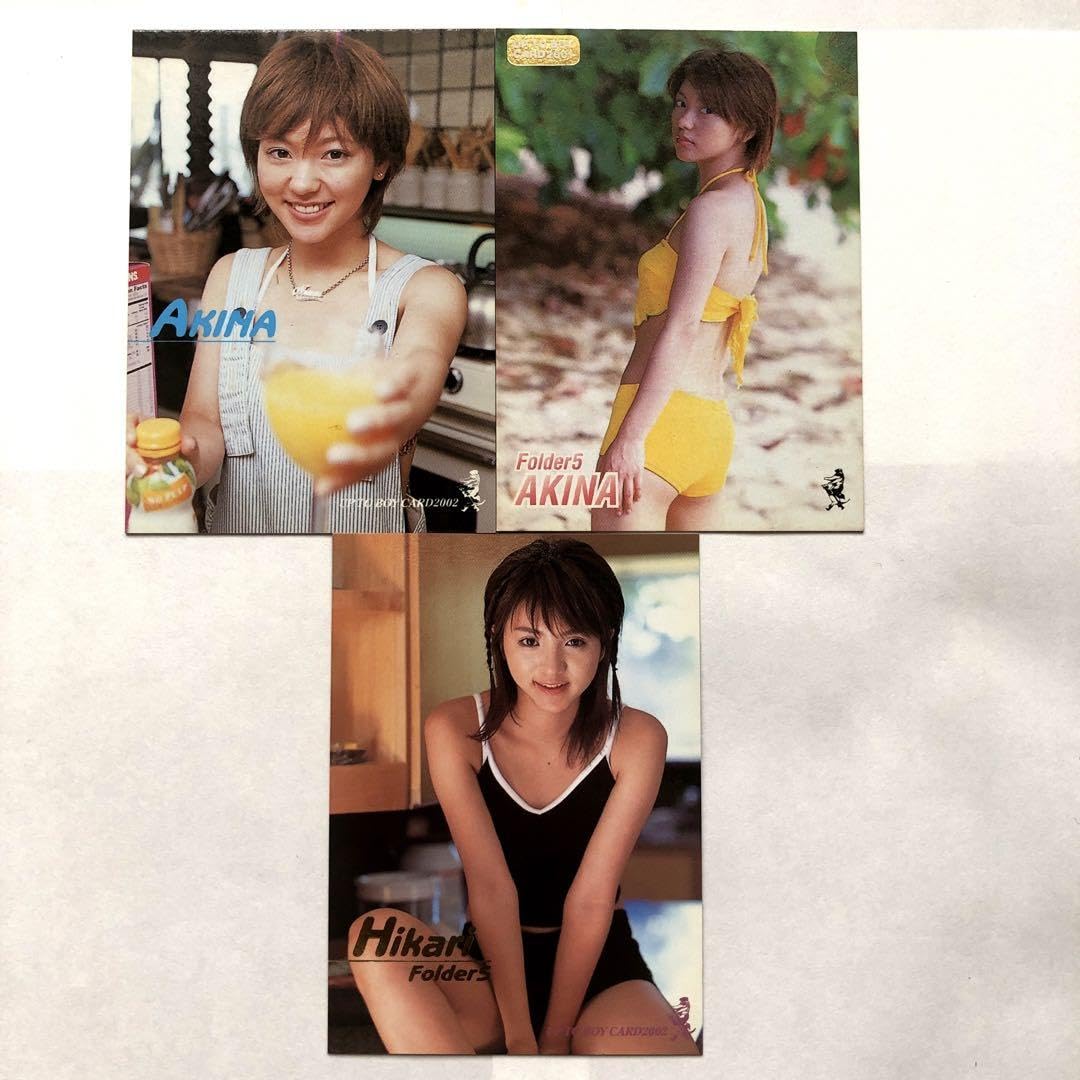 Amazon.co.jp: folder5時代のAKINAと満島ひかりの付録トレカ : おもちゃ