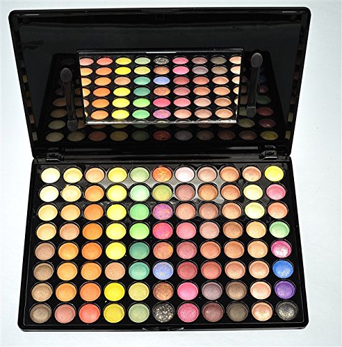 BLUETTEK 88 Colors Eyeshadow Makeup Palette - Shimmer Rainbow Series (# 6 Color)