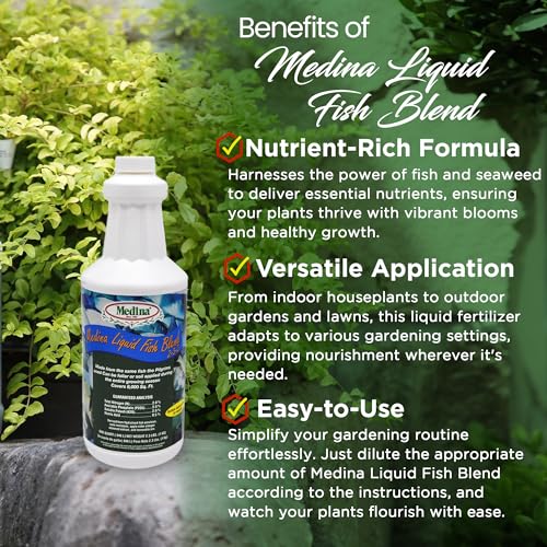 Medina fertilizante líquido para jardín 1 Qt miniatura 2