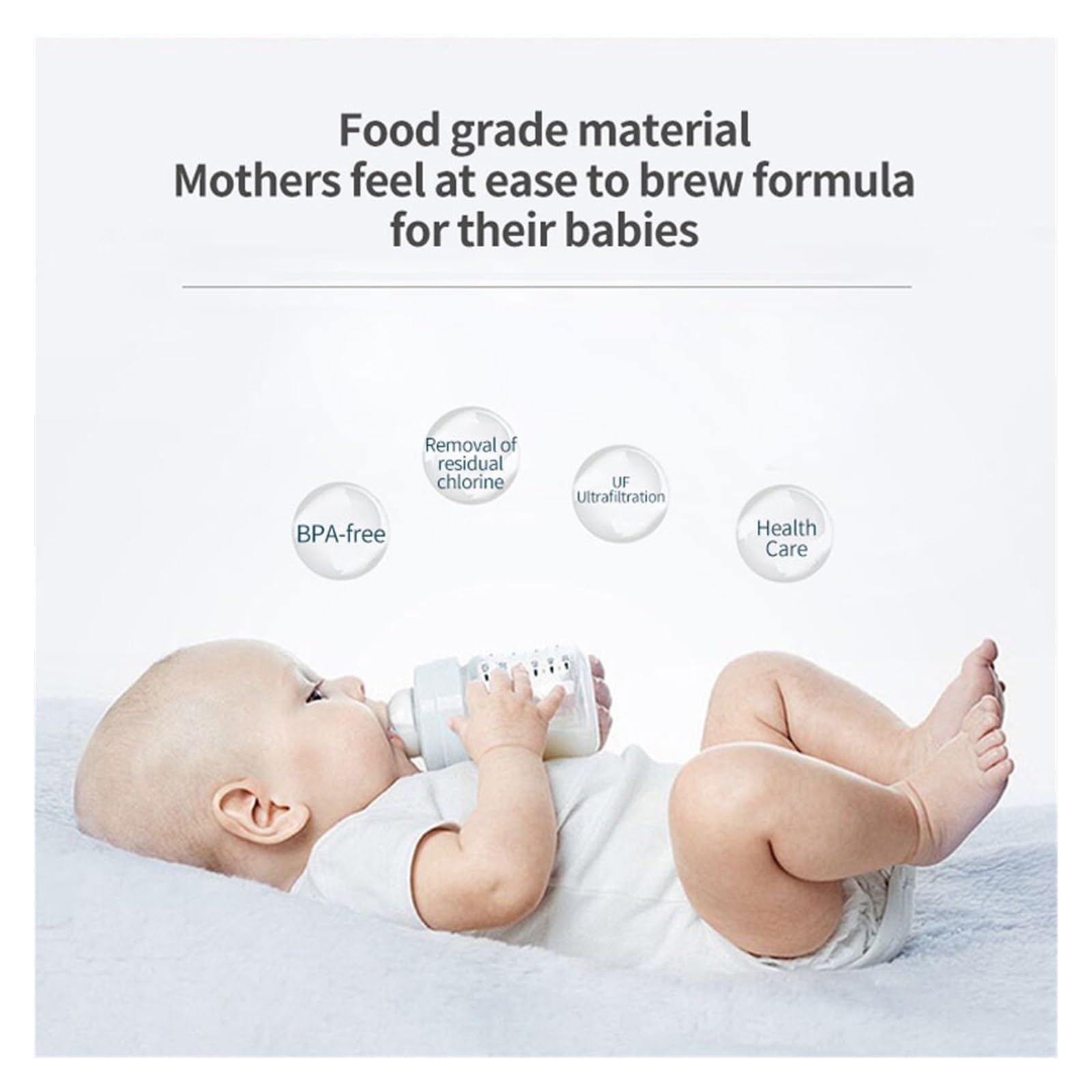 Serbatoio Filtro Acqua Potabile Sistema di filtrazione della brocca for l'acqua con Filtro dell'Acqua con capacità 4,2 Litri for Cartuccia del Filtro dell'Acqua