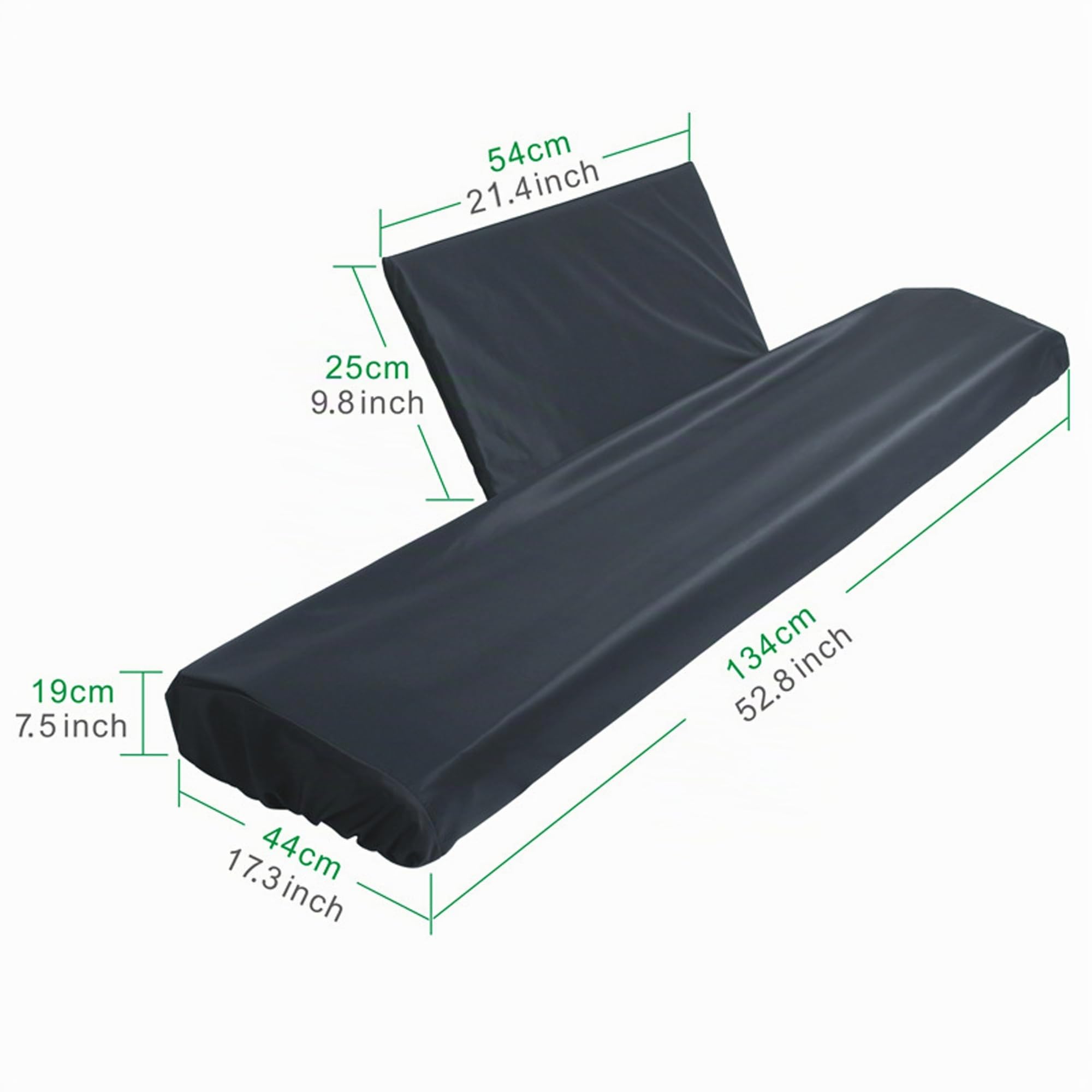Cubierta Antipolvo para Teclado de Piano, con Cubierta, Funda Piano 88 Teclas, Cubierta Antipolvo para Teclado de Piano para 88 Teclas, Polvo y Lavable, Funda Protectora Contra El Polvo