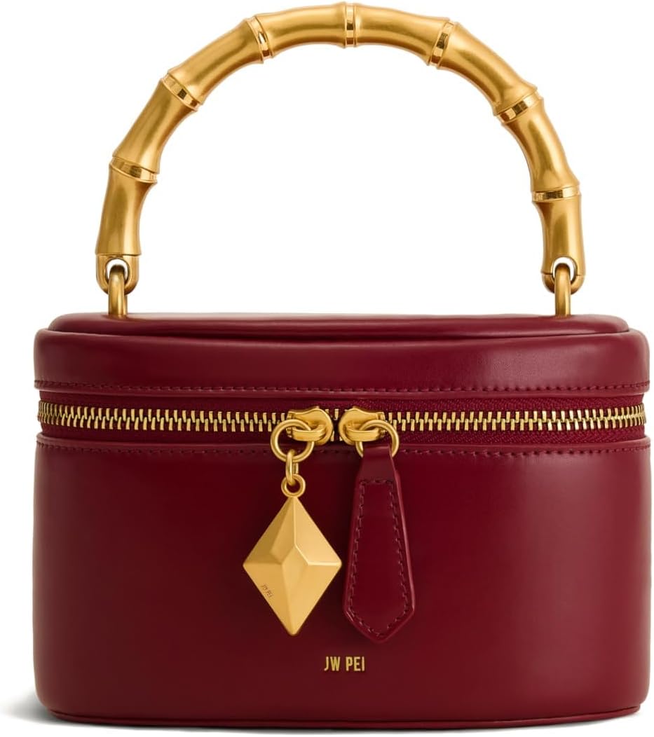 JW PEI Women's Natalie Metal Geometric Pendant Handle Bag