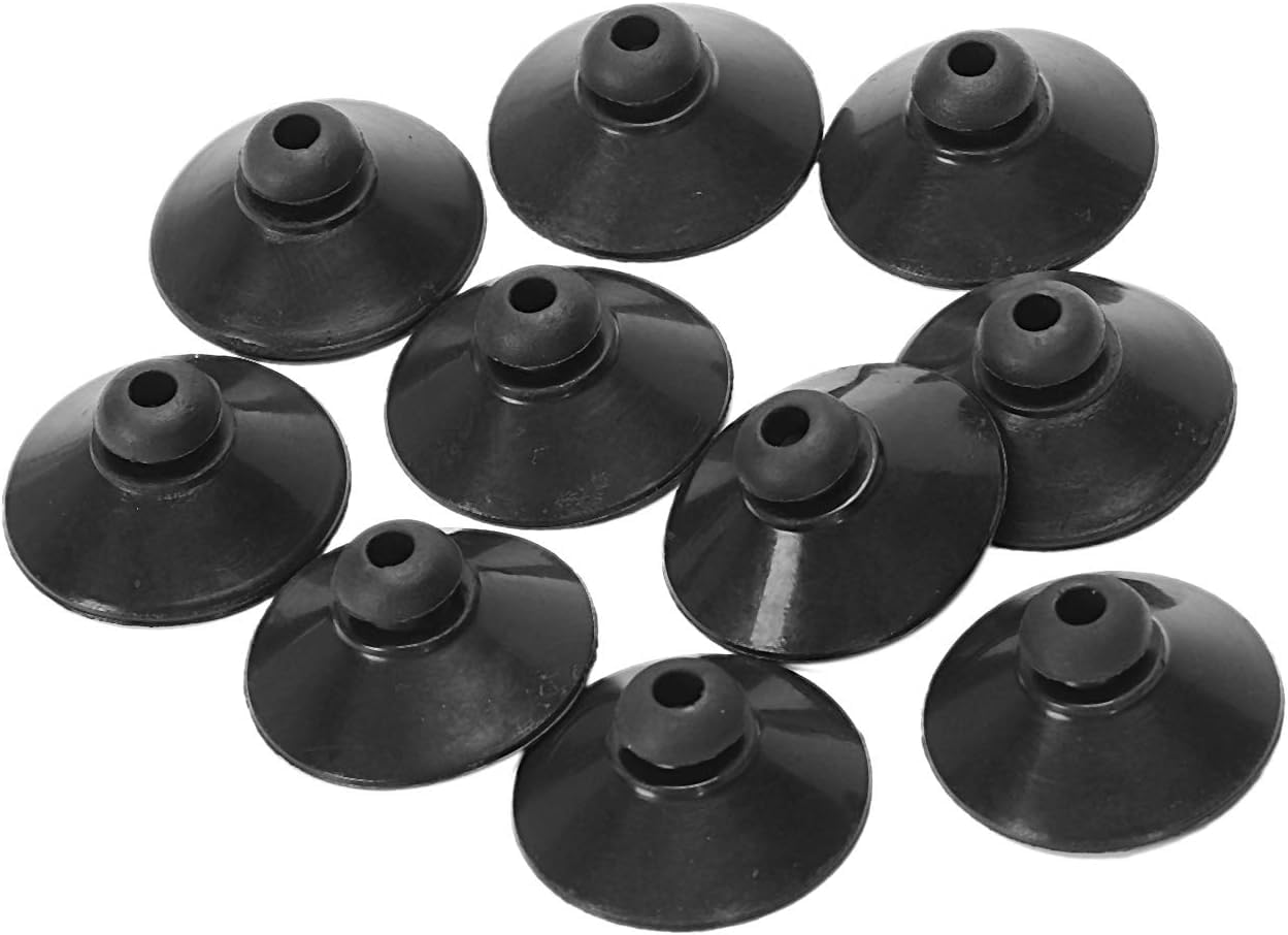 SANSEFERO Premier Plants Soft Black Silicone Suction Cup Holder Sucker Clip for Aquarium Fish Tank (10 Pieces) (B0CH8W1BPX) Amazon Price History, Amazon Price Tracker