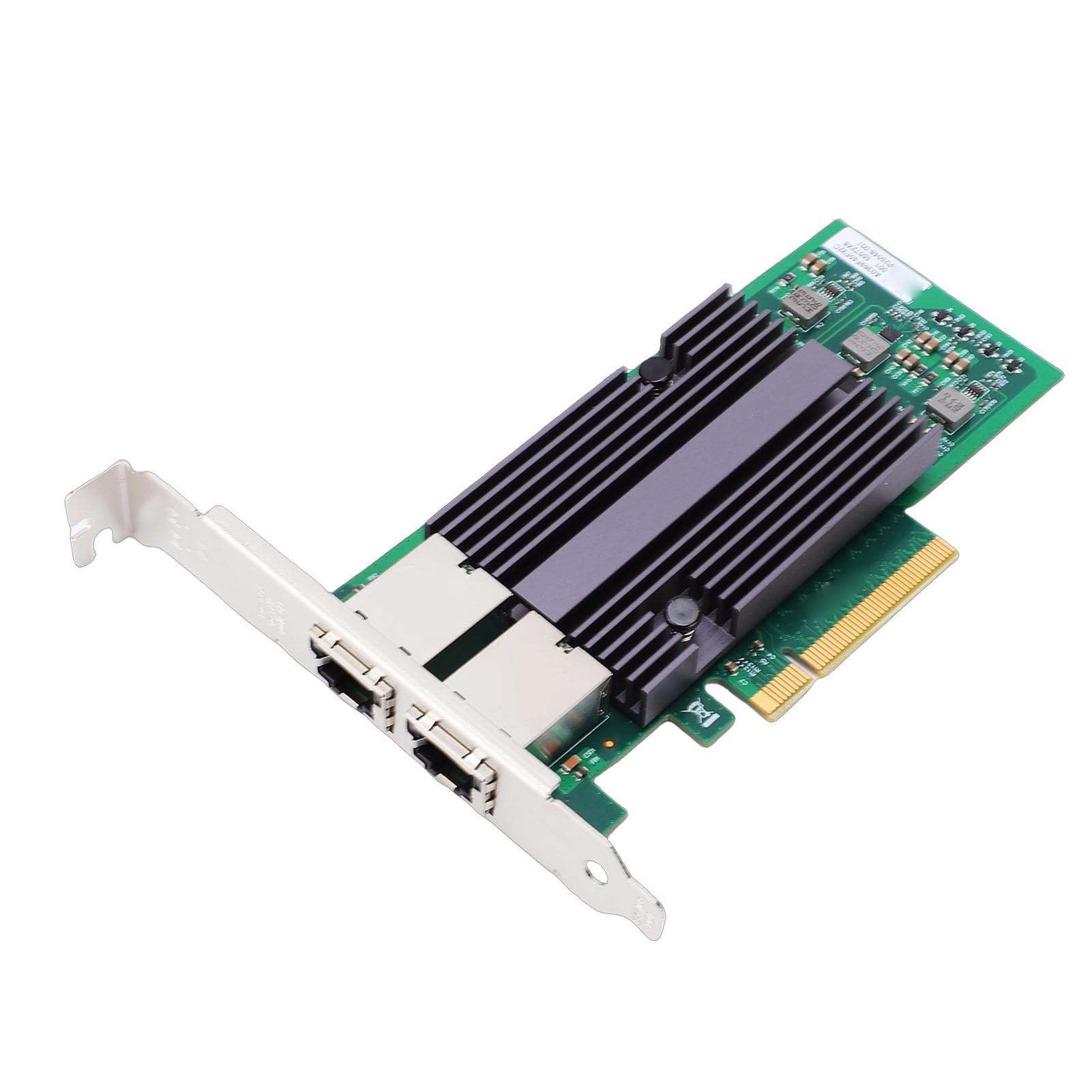 Fabater Podwójne Porty RJ45 Karta Sieciowa 10 Gb Niski Pobór Mocy Karta Sieciowa PCIE X8 dla Systemu Server z zaawansowaną technologią Zarządzania energią