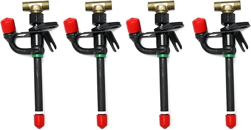 4 inyectores de combustible RE36935 RE36936 para retroexcavadoras John Deere 210C 300D 310C 310D 315C 315D con motor 4039D 4039T