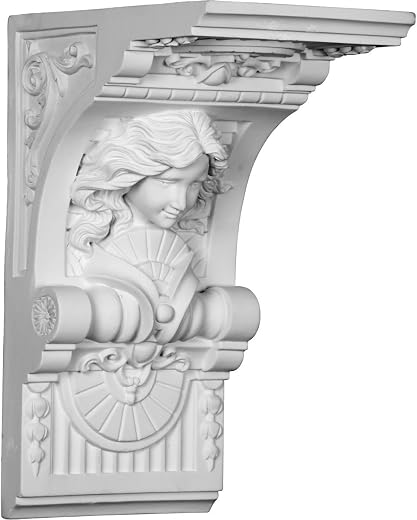 Ekena Millwork COR08X06X12HE 8"W x 6"D x 12"H Hestia Corbel