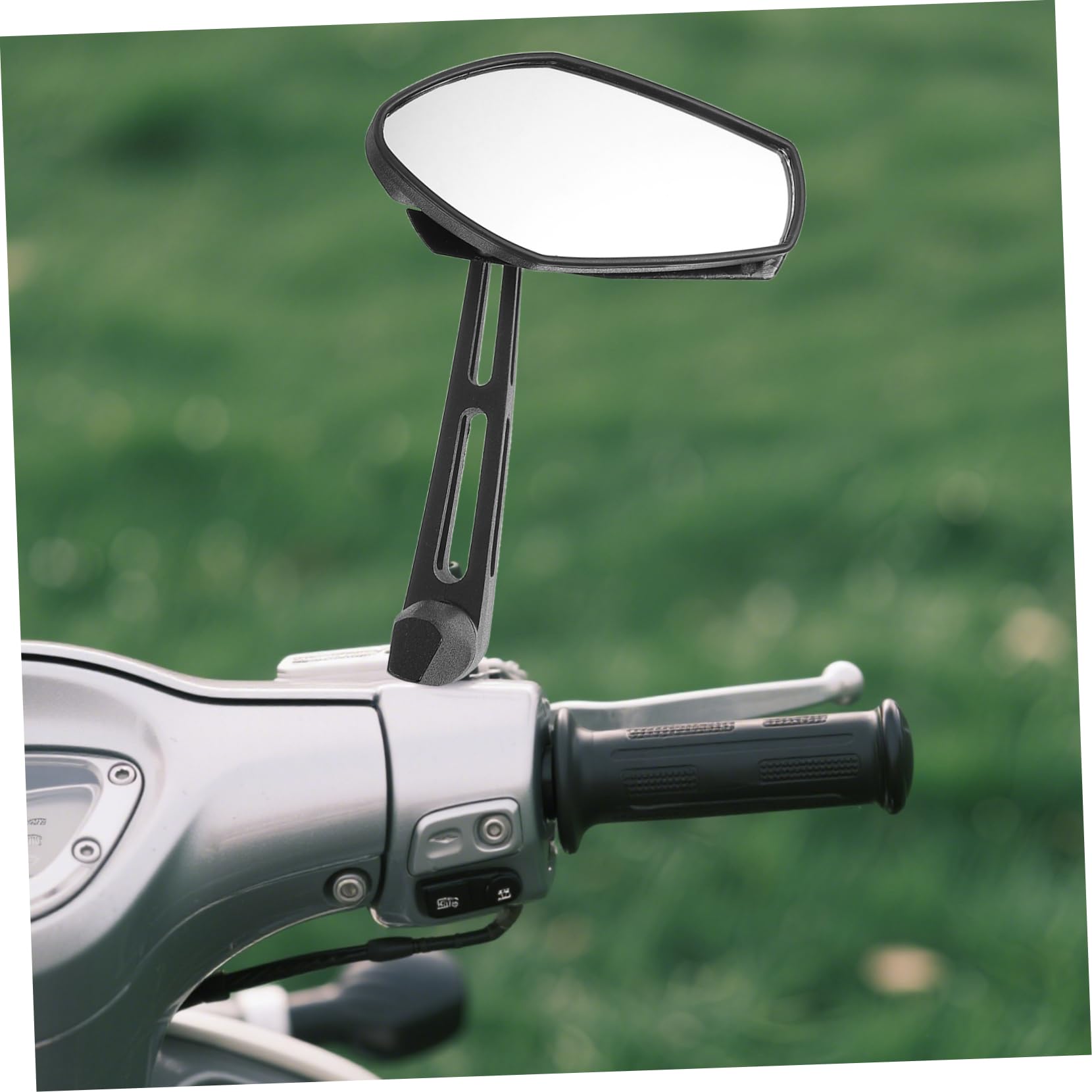 Mikinona Espejos Retrovisores de Motocicleta para Manillares Espejos de Extremo de Barra Resistentes Intemperie para Motos Deportivas Choppers y Cruisers Laterales de Alta Definición