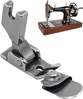 ソーイングフート - 6mm幅スチールアタッチメント,ミシン用巻き上げ式押さえフート,パンツ・衣類・布修正・ヘミング・クラフトプロジェクト・家庭用縫い手・キルター・仕立て屋用
