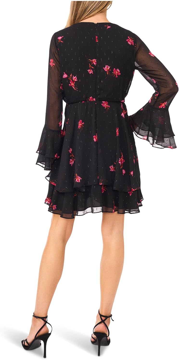 CeCe Women's Long Sleeve Ruffled Mini Dress - Image 2