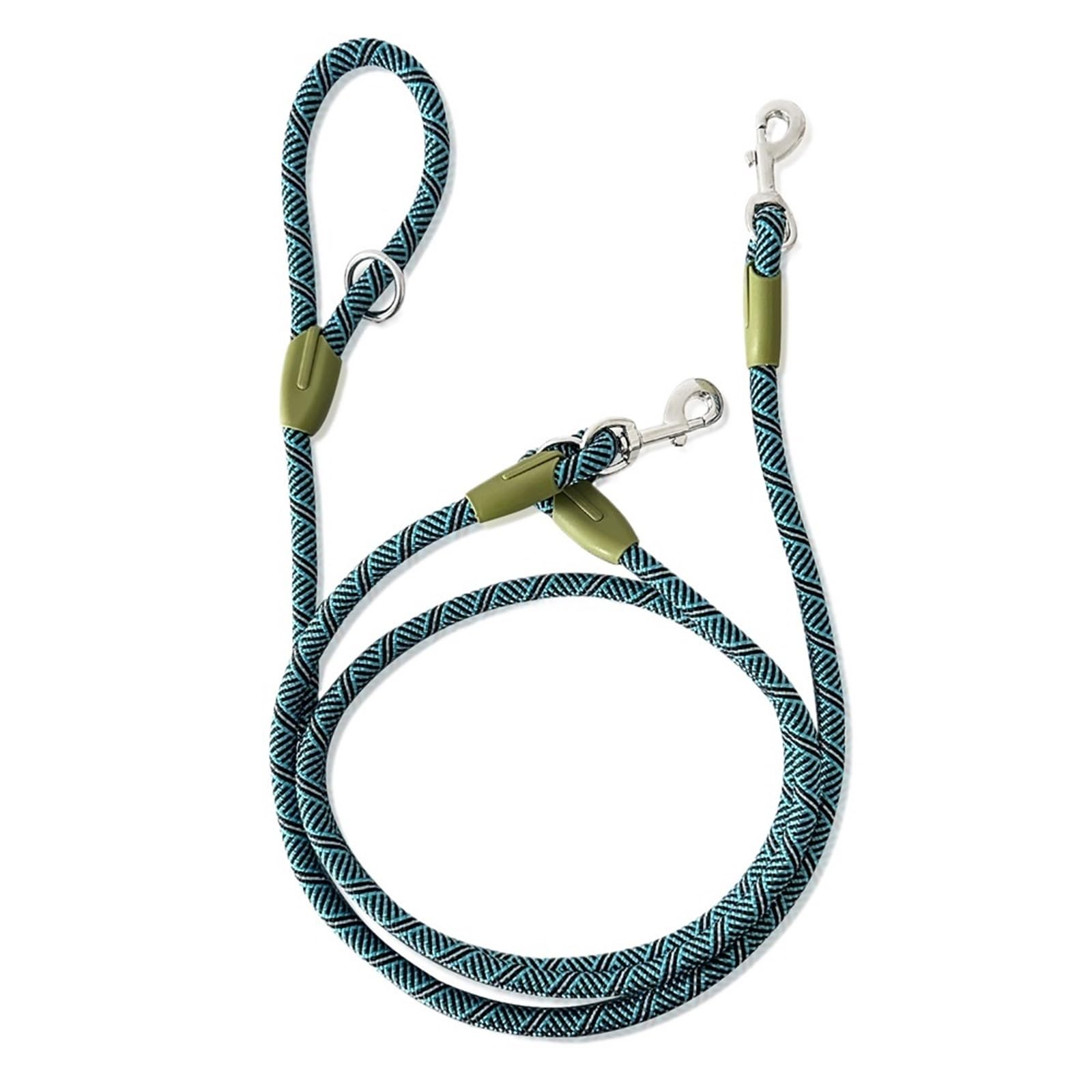 Ceinture de Traction pour Chien Laisse en Nylon S/M/L for Chiens de Compagnie, Corde Traction for la Course, Mains Libres, for Petits et Grands(Blue,M)