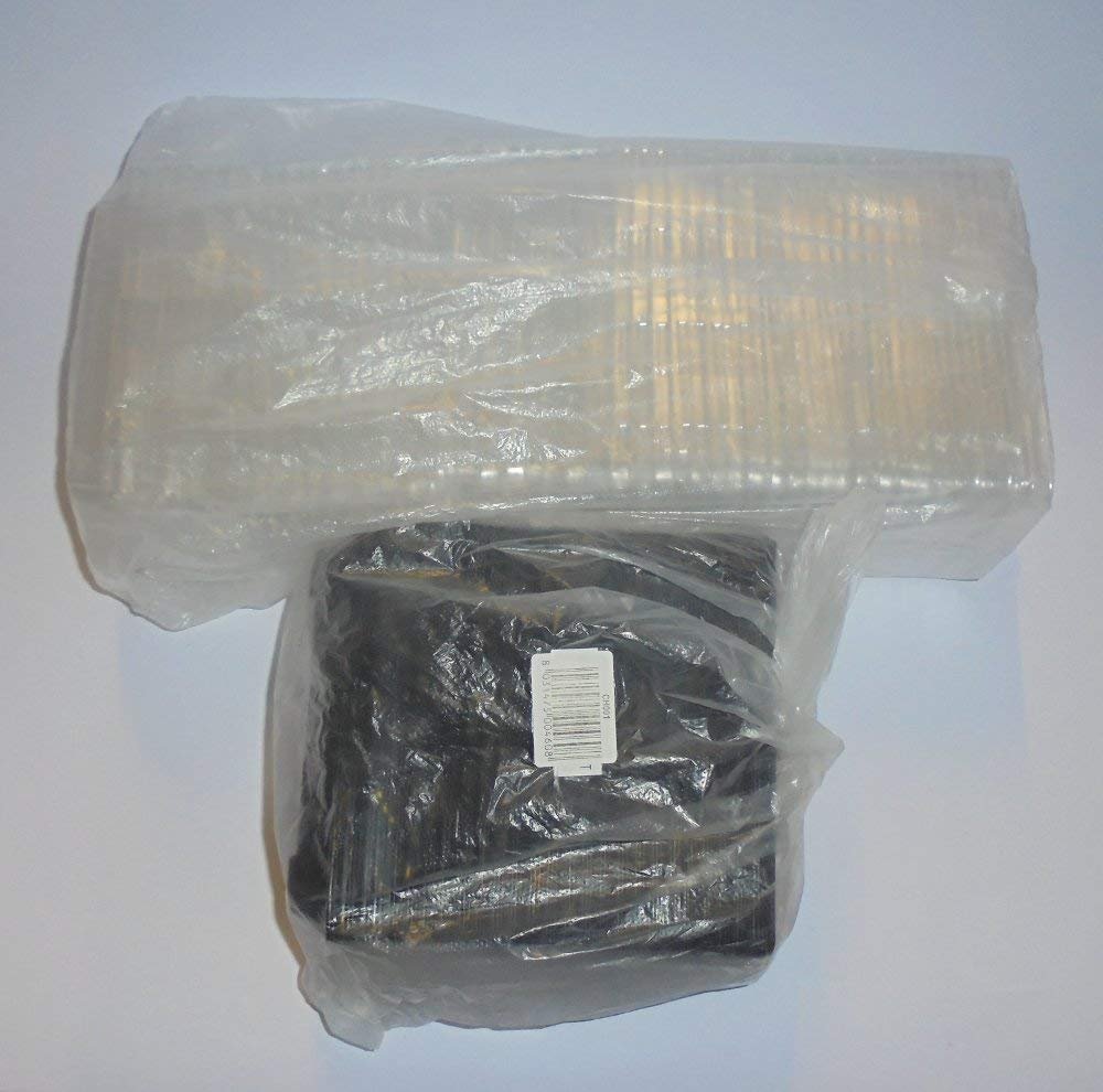 IMBALLAGGI ALIMENTARI Juego de 25 bandejas medianas para sashimi y sushi + tapa (aproximadamente 8 unidades) Box para alimentos para llevar