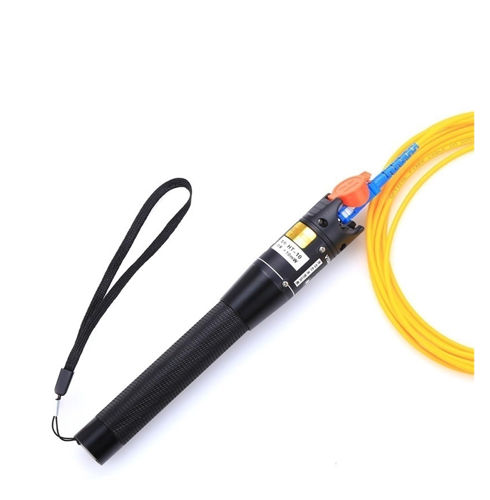 Localisateur visuel de défauts 10 mw, testeur câble à fibre optique Stylo lumière rouge, localisateur type stylo 10-12 KM Inspection de circuits | 10mw with FC-LC