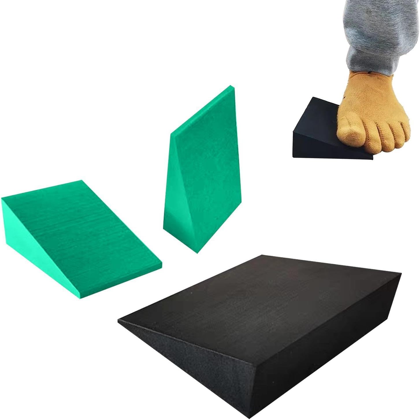 Yoga Foam Wedge, 3Pcs EVA Foam Stretch Slant Boards For Calf Stretching