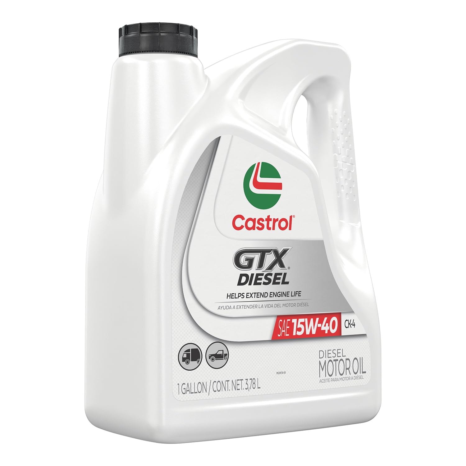 Amazon | Castrol GTX Diesel 15 W-40モーターオイル 1 Gallon, (Pack