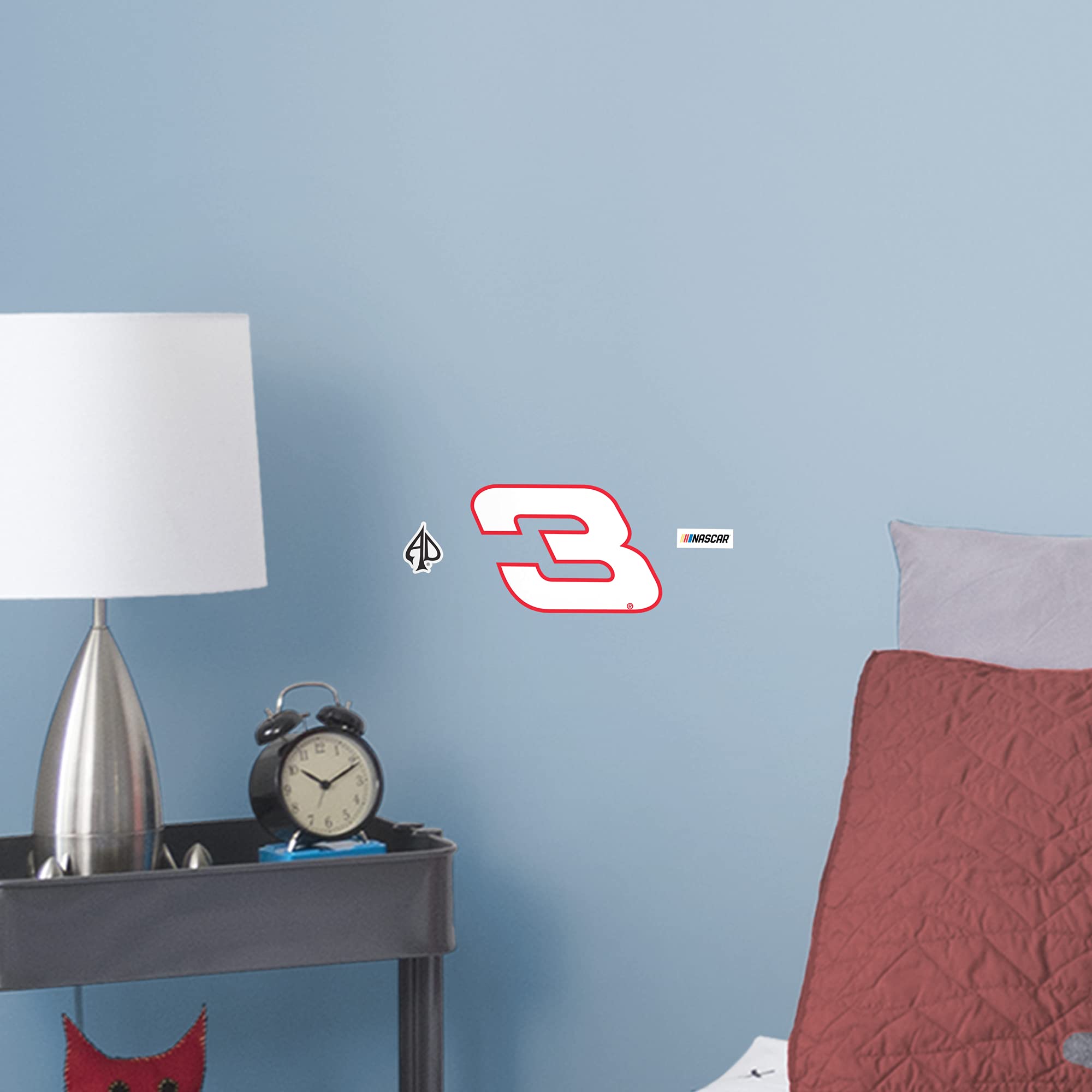 Austin Dillon 2021 #3 Logo - Officially Licensed NASCAR Removable Wall Decal, 12x17, 3 Piece
