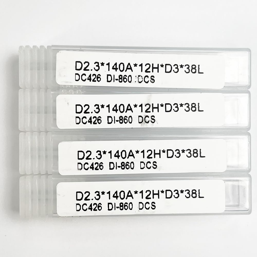 HUAZHICHUN D2.3 * 140A*12H*D3*38L Diameter2.3/Angle140/Edge length12/Handle length3/Overall length38