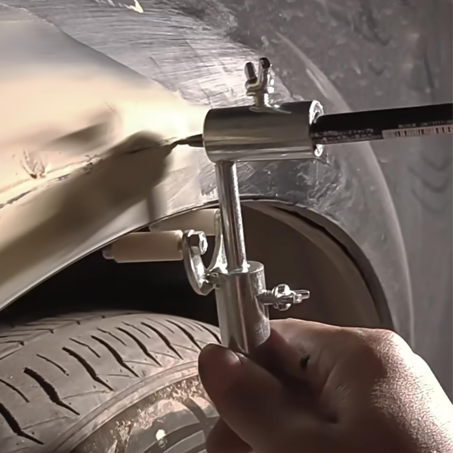 Outil Traceur De Ligne De Passage De Roue Pour Carrosserie - Pour Marquer Et Réparer Bosses Sur Ailes De Voiture/SUV