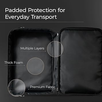 Carry Bag for Valeton GP-200 Multi-Effects Processor Padded Protective Case with Shoulder Strap, Accessory Pocket & Water-Resistant Exterior
