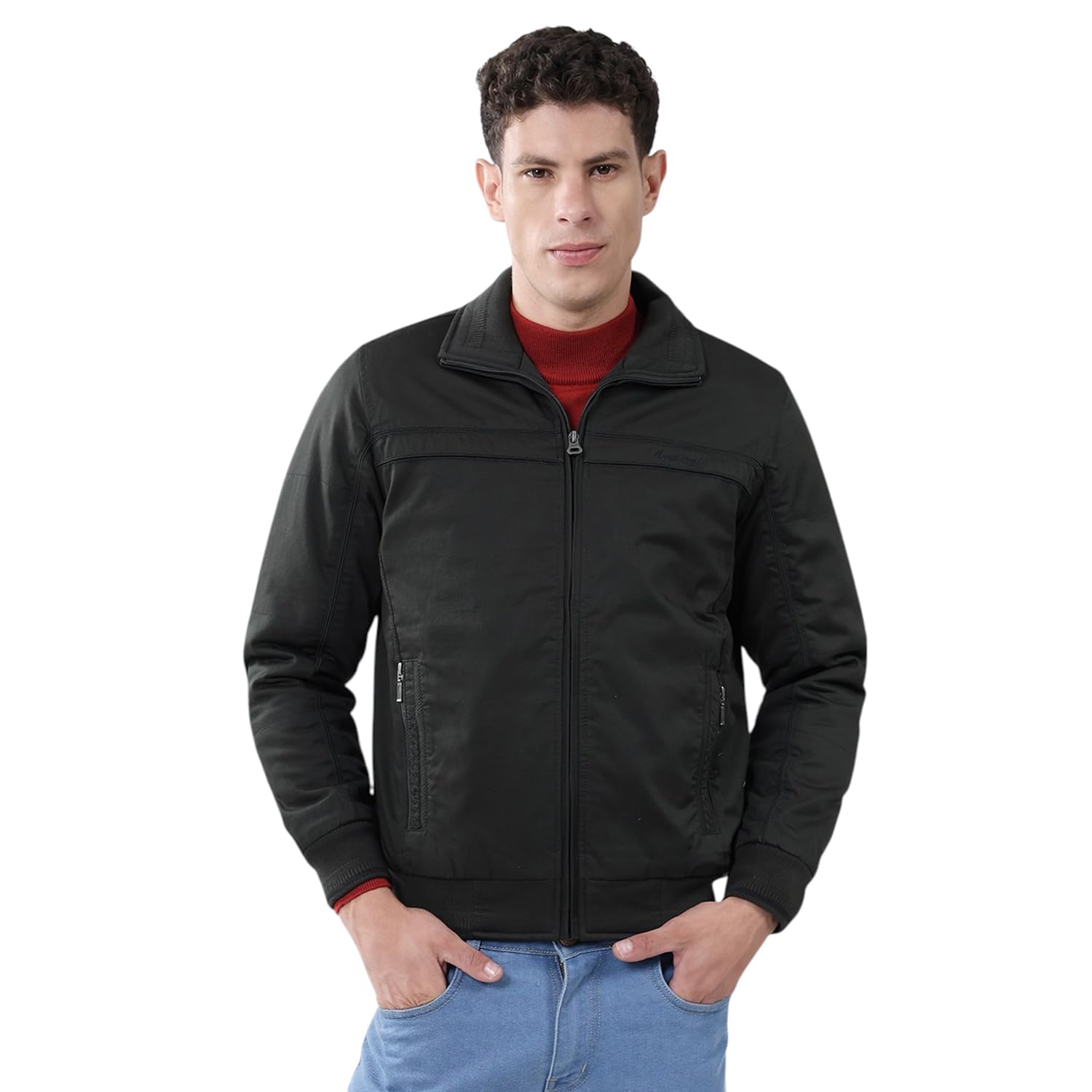 monte carlo Men's Regular Fit Winter Jacket | Solid Collar Neck | Full Sleeve Zipper Closure Stylish Jacket for Men's-picture-47