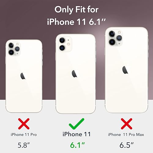 Miniatura 7 de Supdeal Funda de silicona líquida para iPhone 11, protección de cámara antihuellas dactilares carga inalámbrica Funda protectora de 4 capas para