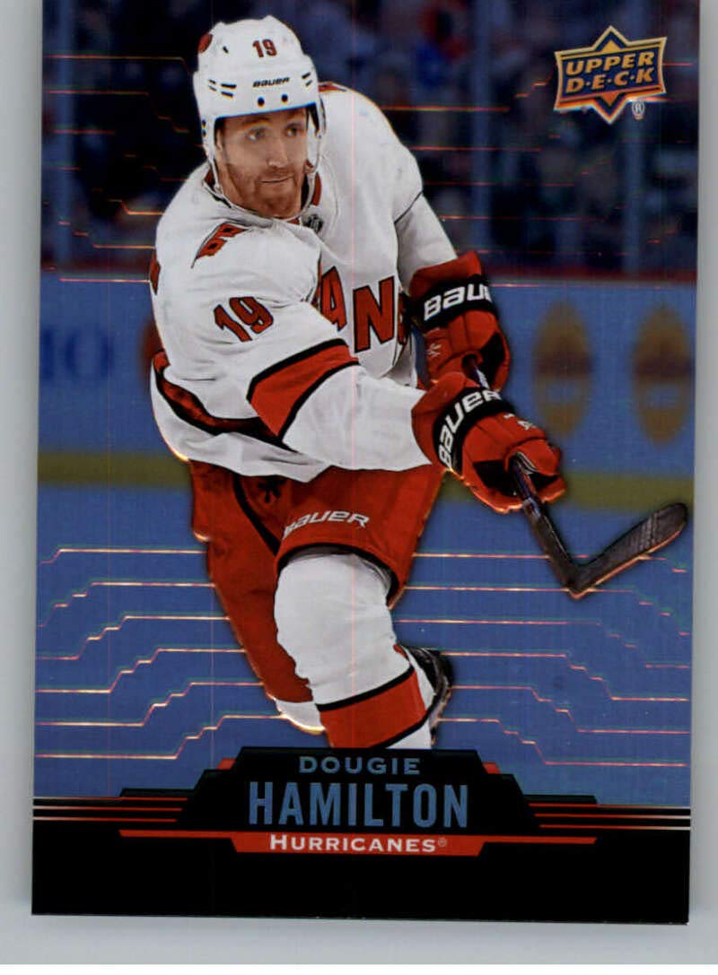 2020-21 Upper Deck Tim Hortons Hockey #33 Dougie Hamilton Carolina Hurricanes Official NHL Trading Card From The UD Company