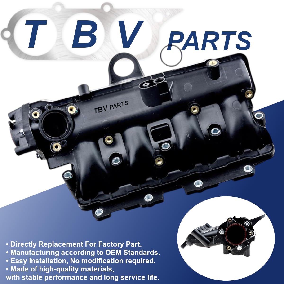 Colector de Admisión con Juego de Juntas Compatible con Motores 1.3 Diésel – Referencias OEM 55189595 55207035 55217648 55231284