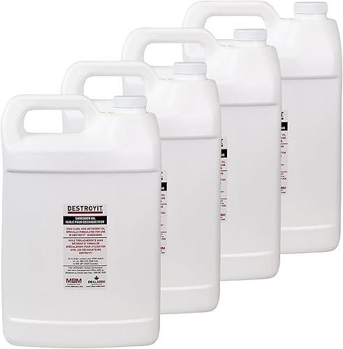 MBM Destroyit - Aceite para triturar papel (4 x 1 galón) - CED21G