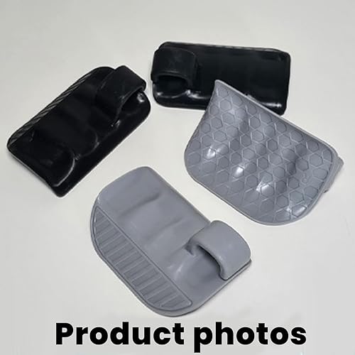 Miniatura 8 de Guantes de gimnasio de silicona sin dedos, agarres duraderos y almohadillas de agarre para entrenamiento de gimnasio y ejercicio para protección de