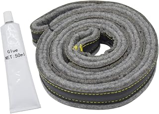 DC97-07618A Dryer Drum Felt Seal Gasket Kit with High Temp Glue Replacement by Homedux for Samsung Dryers Compatible Part Number: AP4453798, PS4218879, PD00025731, 3998155