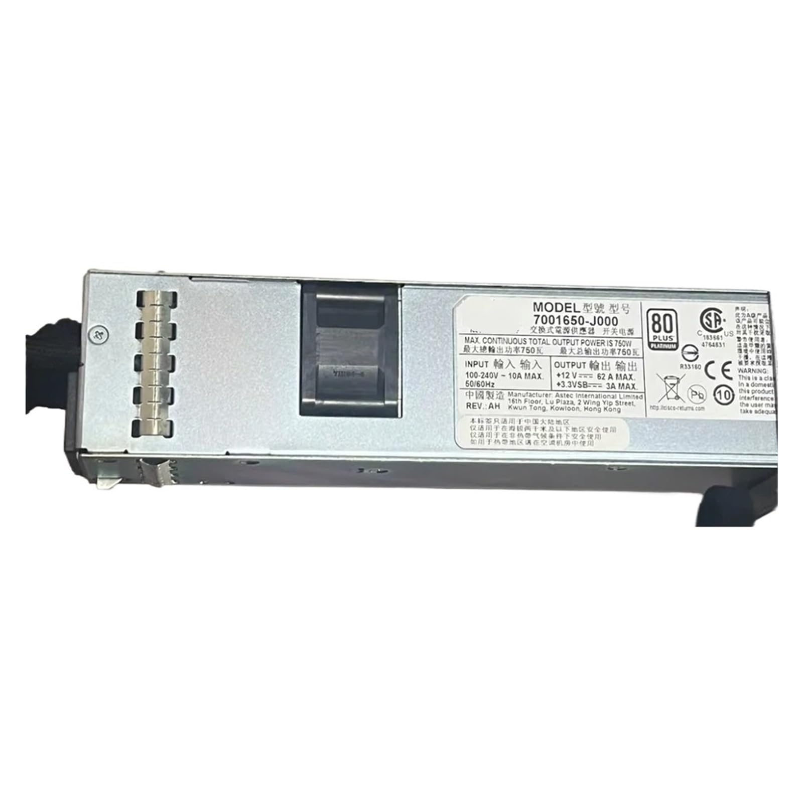 TPKMVGAP Power Supply N55-PAC-750W 341-0503-01 7001650-J000 750W