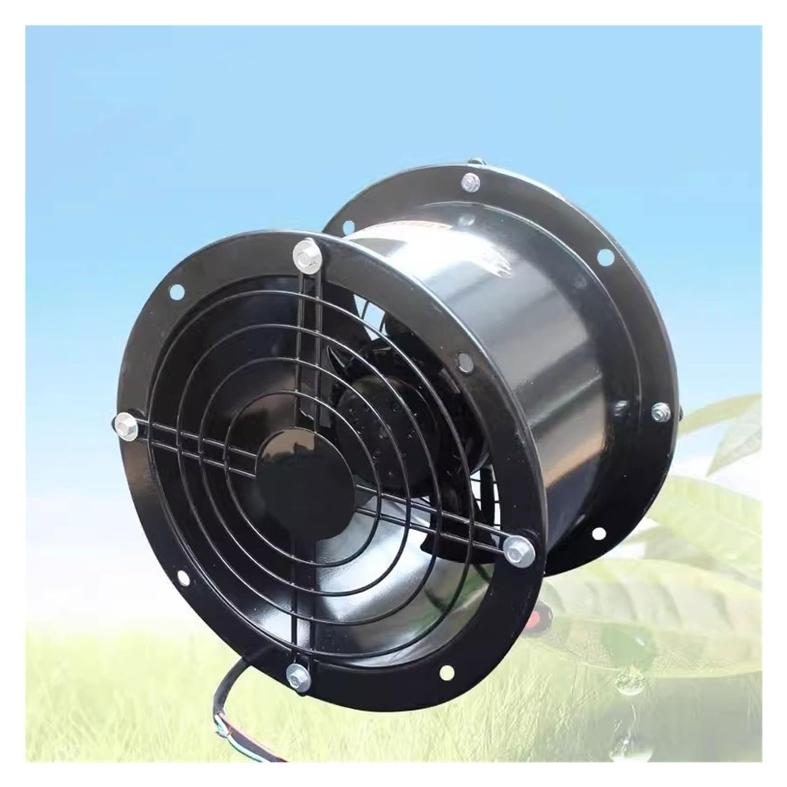 Ventilación Ventilador de ventilación con Rotor externo, potente extractor pared alta velocidad 10 pulgadas, Industrial potencia 100W