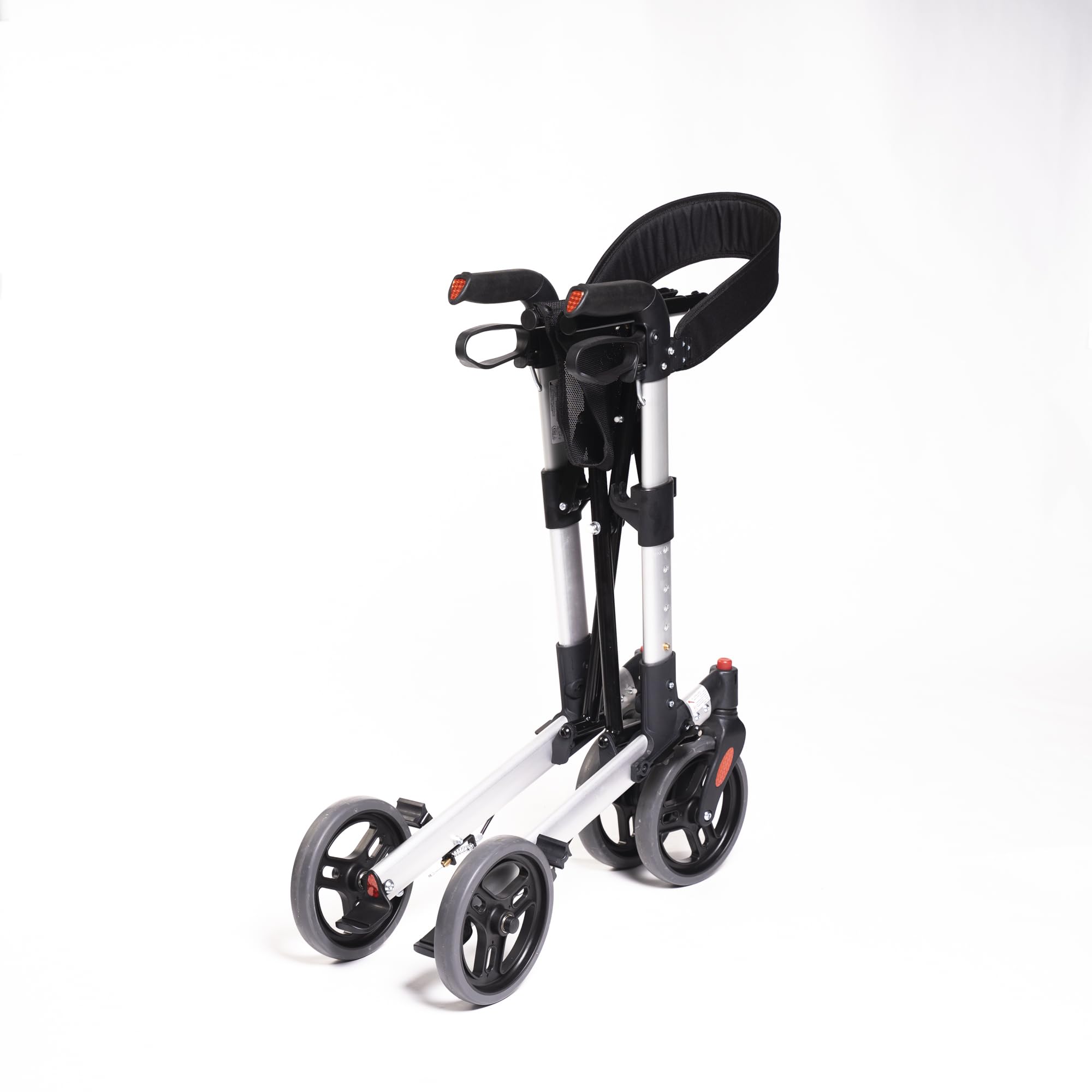Rollator Alluminio pieghevole Deluxe: Innovazione e Sicurezza per Anziani - Il Deambulatore Pieghevole Ergonomico che Rivoluziona la Mobilità e l'Autonomia