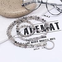 Vista 81 de Cordón para mujer, cordones con cuentas para tarjetas de identificación, soporte para profesores, llavero y correa para collar para mujeres y niñas