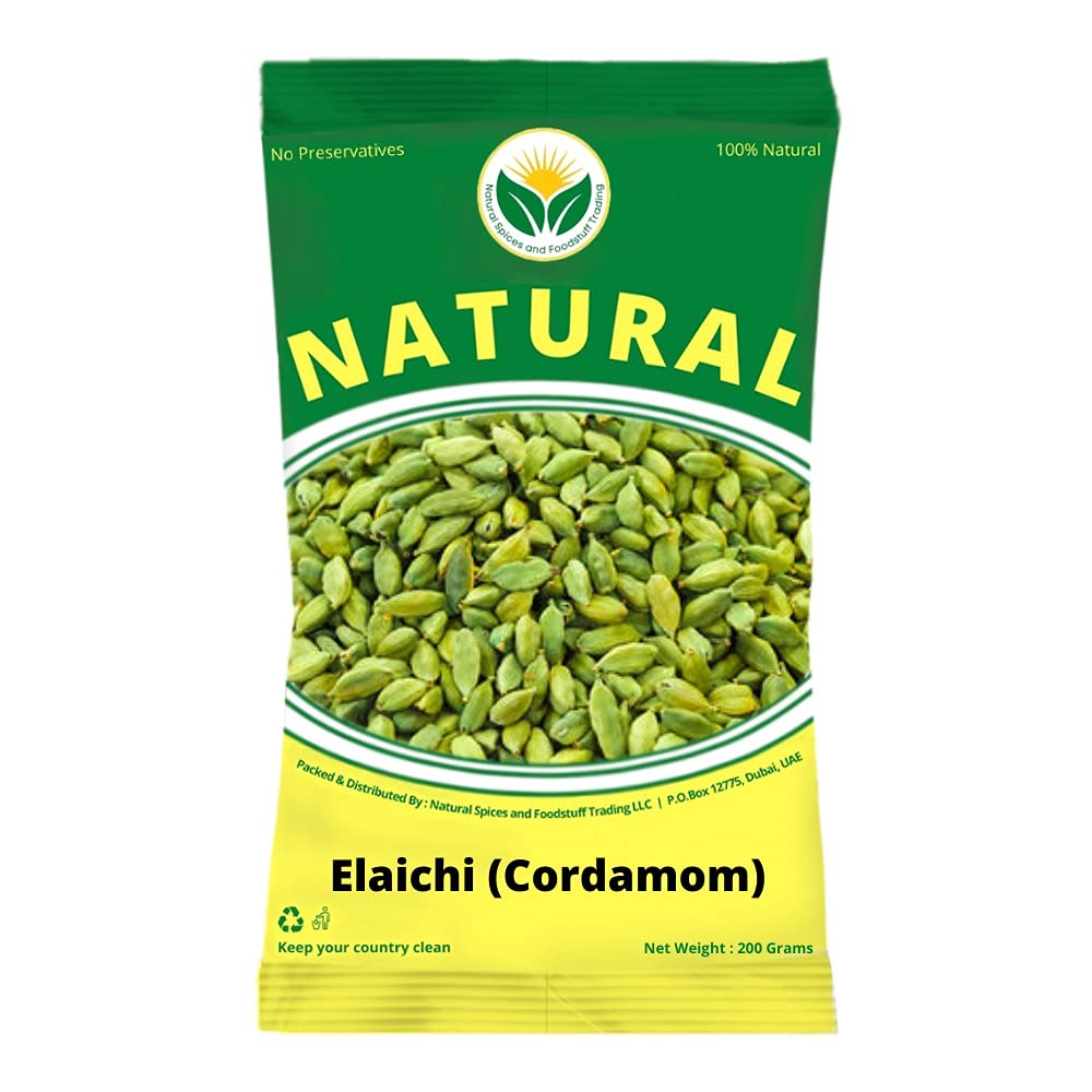 Natural Elaichi (Cardamom), 50g