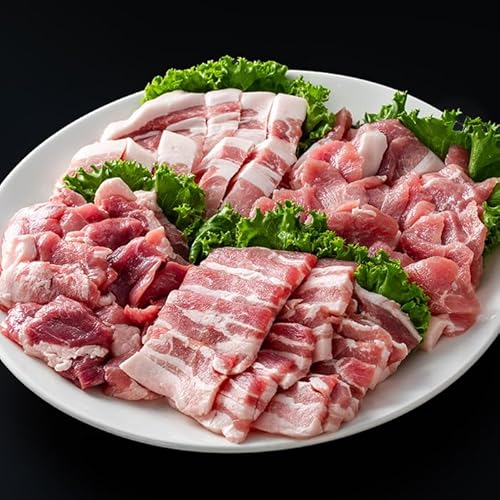 ふるさと産直バザール(KNOT合同会社) 鹿児島県産霜降りトロ豚 焼き肉用バラエティセット (合計2kg) 鹿児島県産 豚肉 霜降り [KNOT] A565-v01