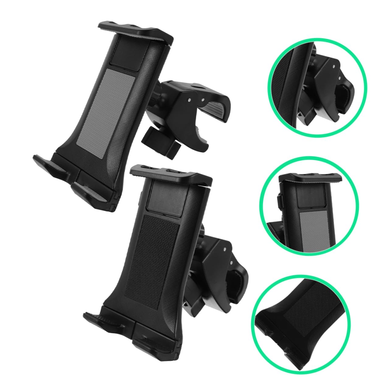 INOOMP Supporto Telefono per Bicicletta Regolabile 22mm in Abs e Gomma