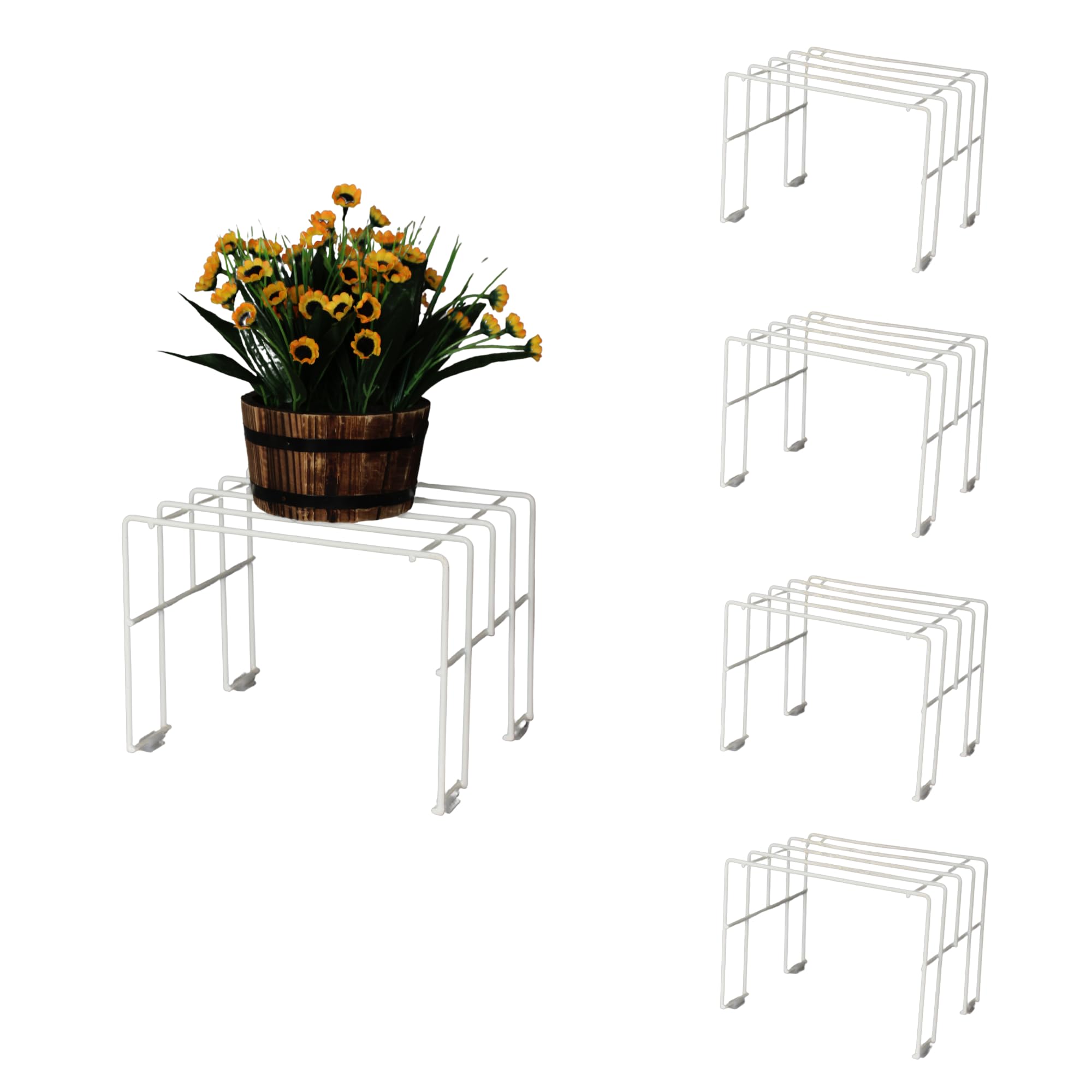 Meshable Moso Plant Stand - Stylish Balcony Display -7