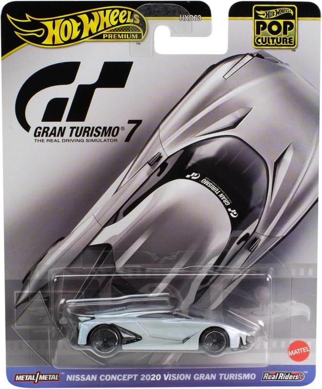 Image of Hot Wheels Premium Gran Turismo 7 Nissan Concept 2020 Vision Gran Turismo for 3 Years & Above (Grey)
