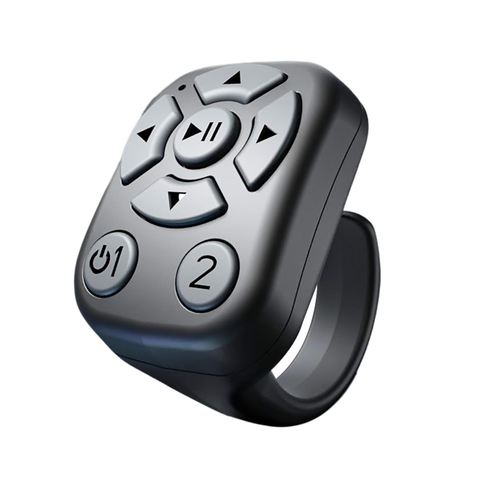 Remote Ring - Scroll Ring | Auto Camera Shutter | Smart Page Turning Presentation Clicker, Continuous Clicking Device Photo Video E-Book Music Scrolling Fingertip Control