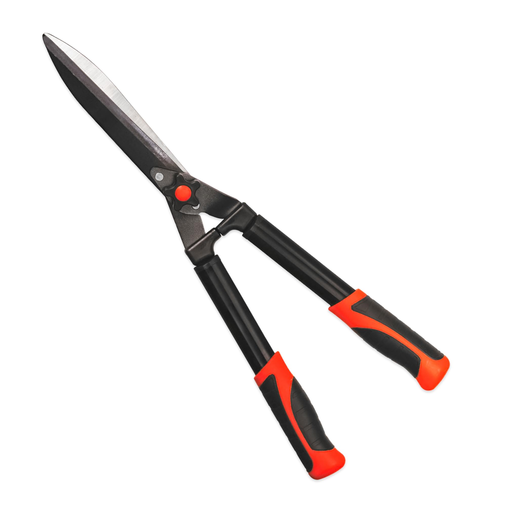 23” Heavy Duty Hedge Shears – High Carbon Steel Blades with Teflon & Chrome Coating – Garden Clippers for Bushes & Shrubs – Durable, Precision Cutting with Comfort Grip Handles